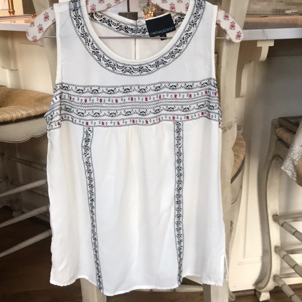 Cynthia Rowley sleeveless blouse